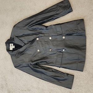 Oscar de la Renta grey double breast blazer 2